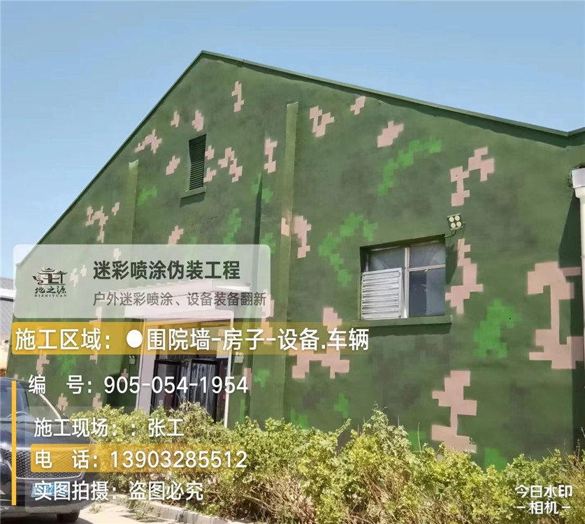 茂名外墙数码迷彩漆施工报价清单（100㎡标准墙面测算）